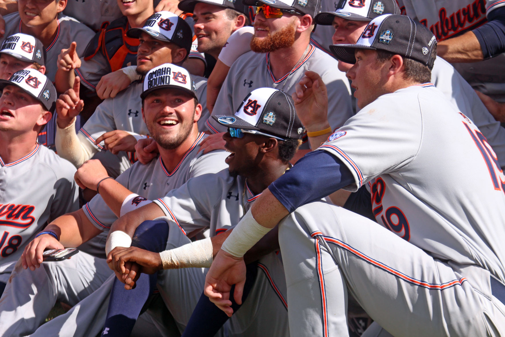 PHOTOS: Auburn celebrates Super Regional win, College World Series berth